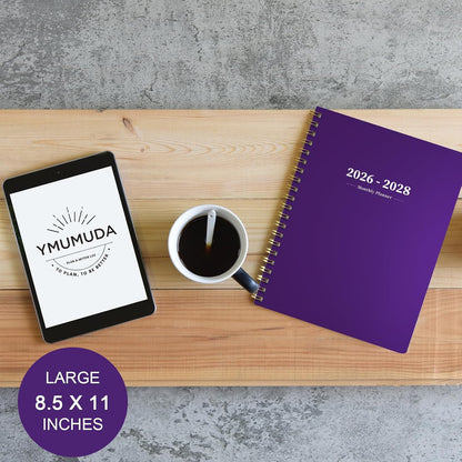 Ymumuda Weekly To Do List Notepad - Daily To Do List Undated 52 - Week Sheets, 8.5x11" Weekly Goal Notebook, Habit Tracker Journal, Excellent for Student School Work Personal Productivity Organizer