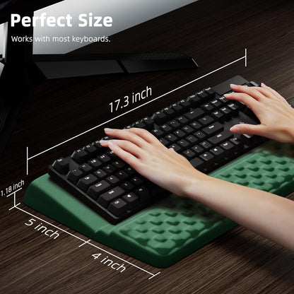 Ospelelf Tilt Keyboard Stand with Wrist Rest, Comfy Ergonomic Keyboard Riser Holder for Office Home