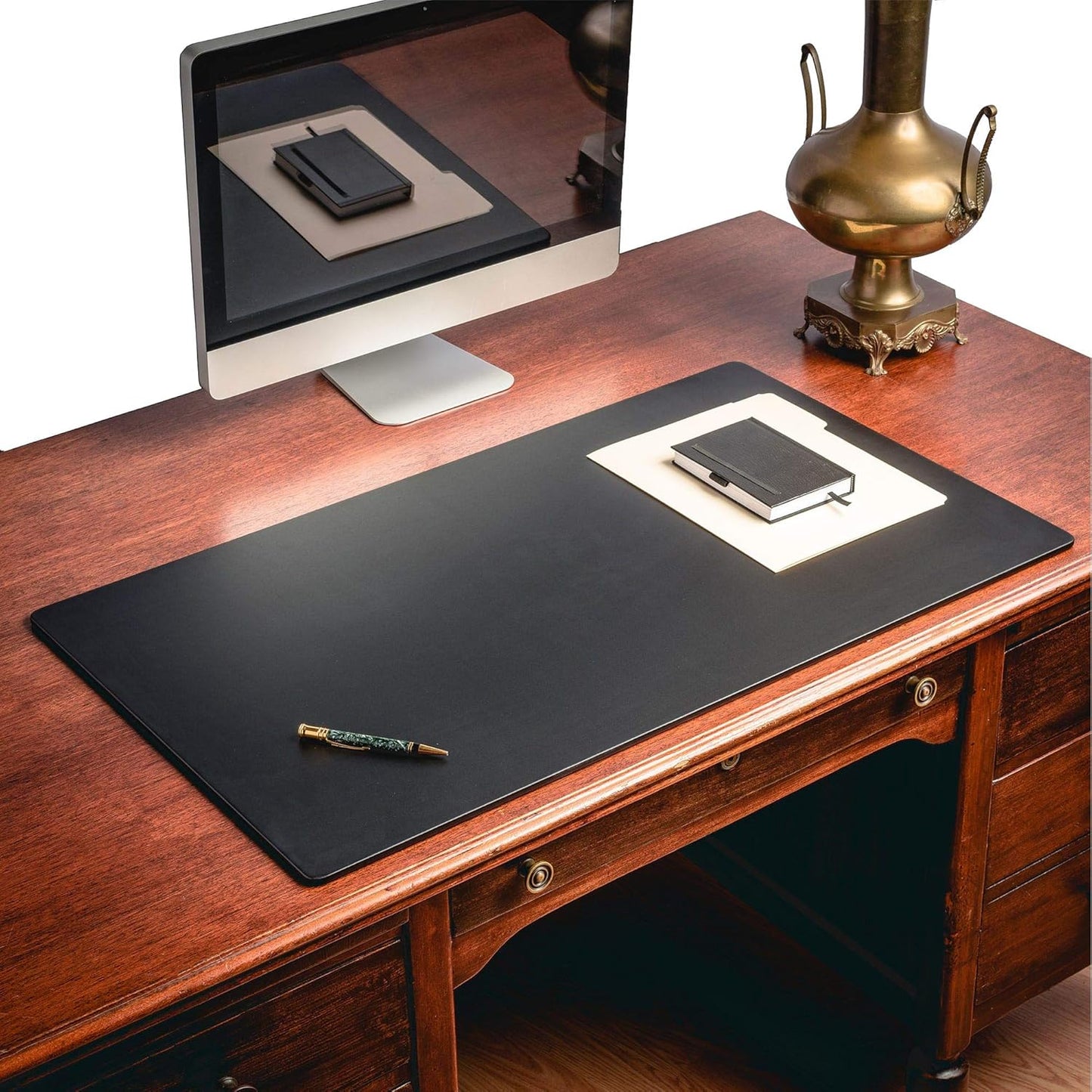Dacasso Leather Desk Pad Without Side Rails