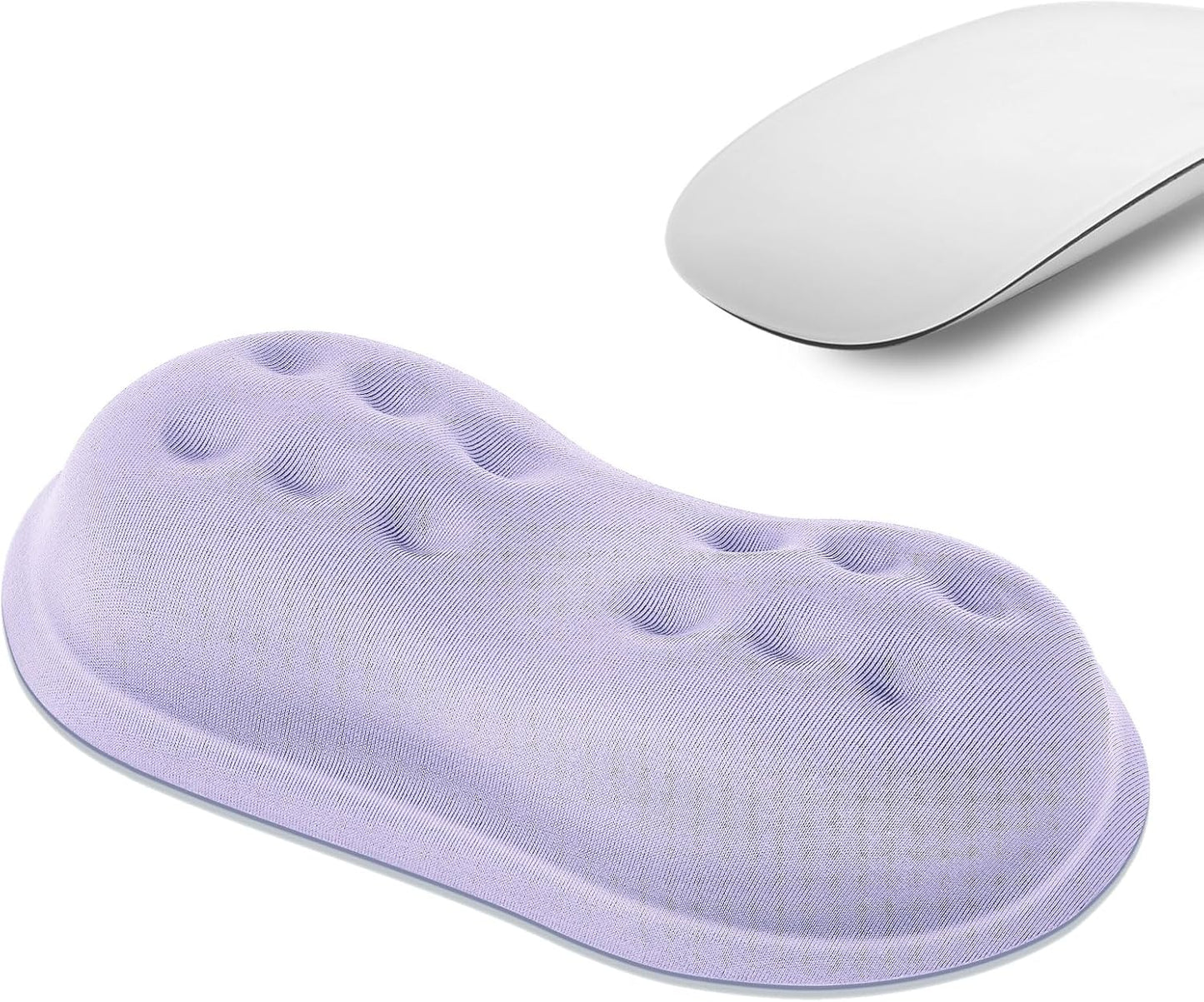 VANKEY Mouse Wrist Rest, Desk Wrist Pad for Mouse, Comfortable Computer Mouse Wrist Support, Ergonomic Wrist Rest with Memory Foam Fillings, Non-Slip Base (Black)