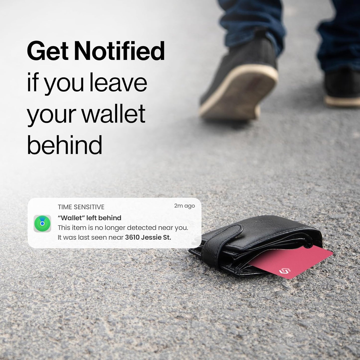 SPOTMINDERS Apple MFi Certified Wallet Tracker PRO for Travel Credit Card Design Works with Apple Find My IP68 Waterproof Rechargeable Tracking Card for Wallet Luggage Passport 0.07in Slim Item Finder