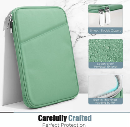 TiMOVO 9-11" Tablet Sleeve Bag for iPad 11-inch A16 2025, iPad 10.9"/10.2"| Air 11 Inch/5th/4th Gen. 10.9", Galaxy Tab A9+/A11Plus 11", Protective Bag with Pocket, Black