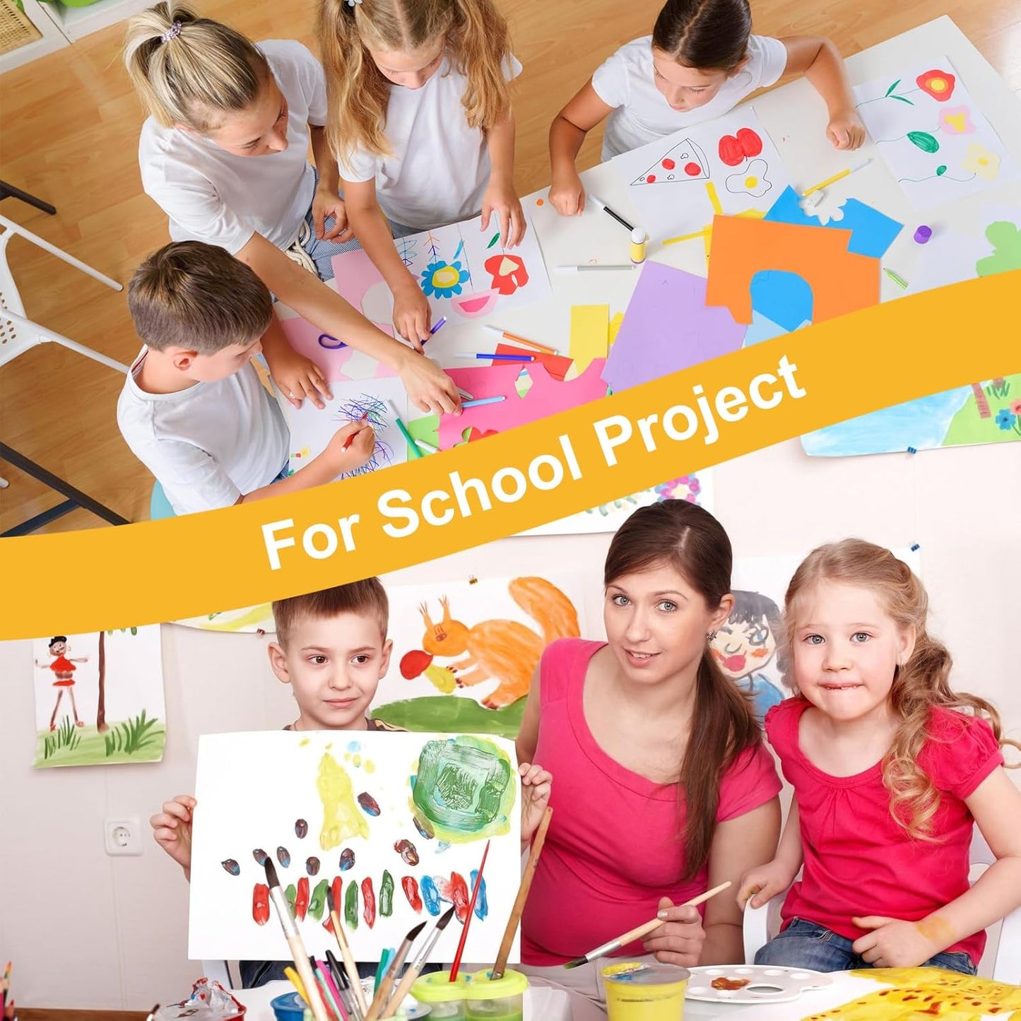 50 Pack White Poster Boards, 11"x14" White Poster Paper Heavyweight Poster Board Bulk Blank Poster Board for Art Display Board,Classroom Use,School Craft Project,Presentation Drawing