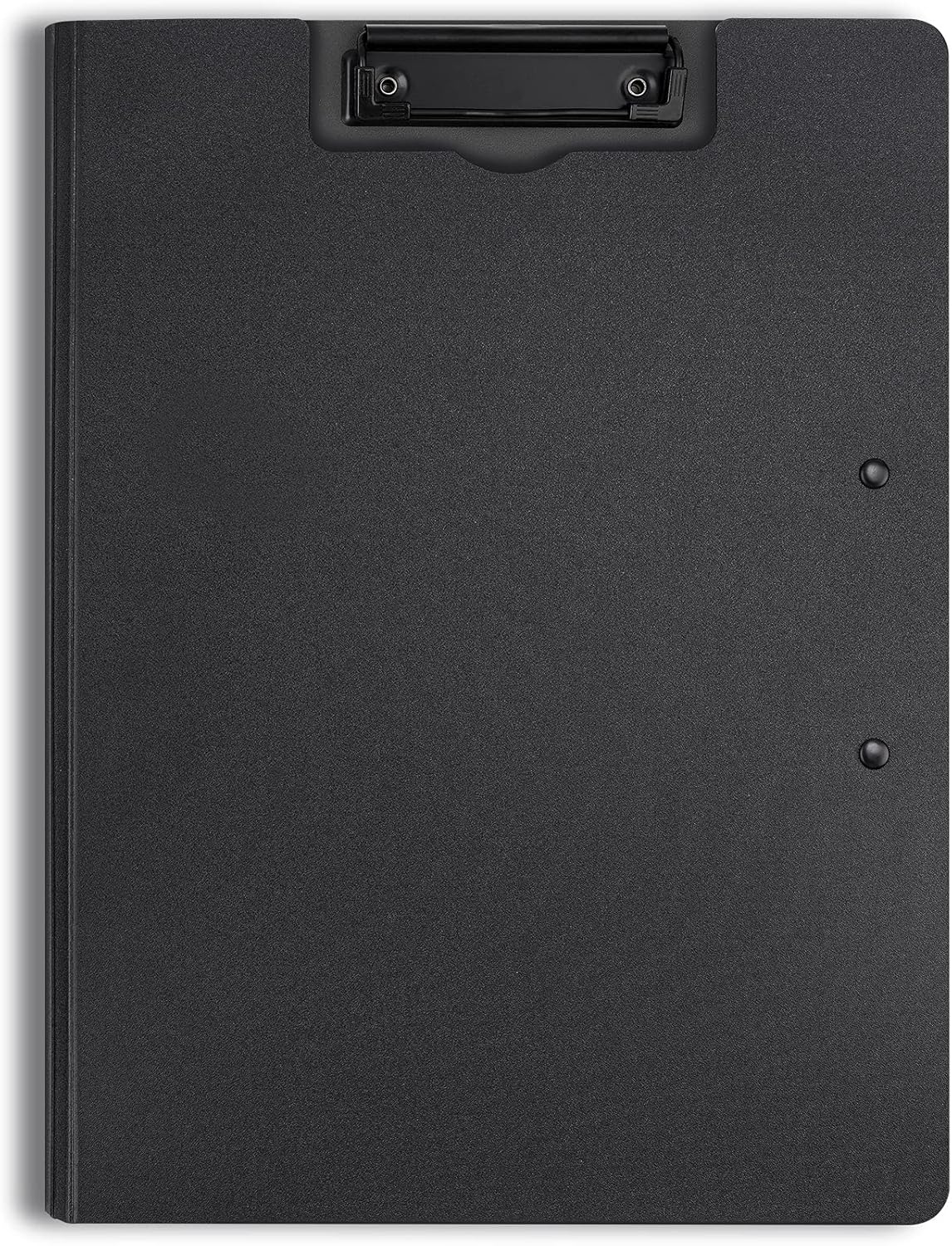 Tomorotec A4 Size Nursing Foldable Cover Clipboard with Pen Holder PP Foam Stationery Document Holder File Organizer Folder Writing Pad for Hospital Office School Business Classroom Supplies (Black)