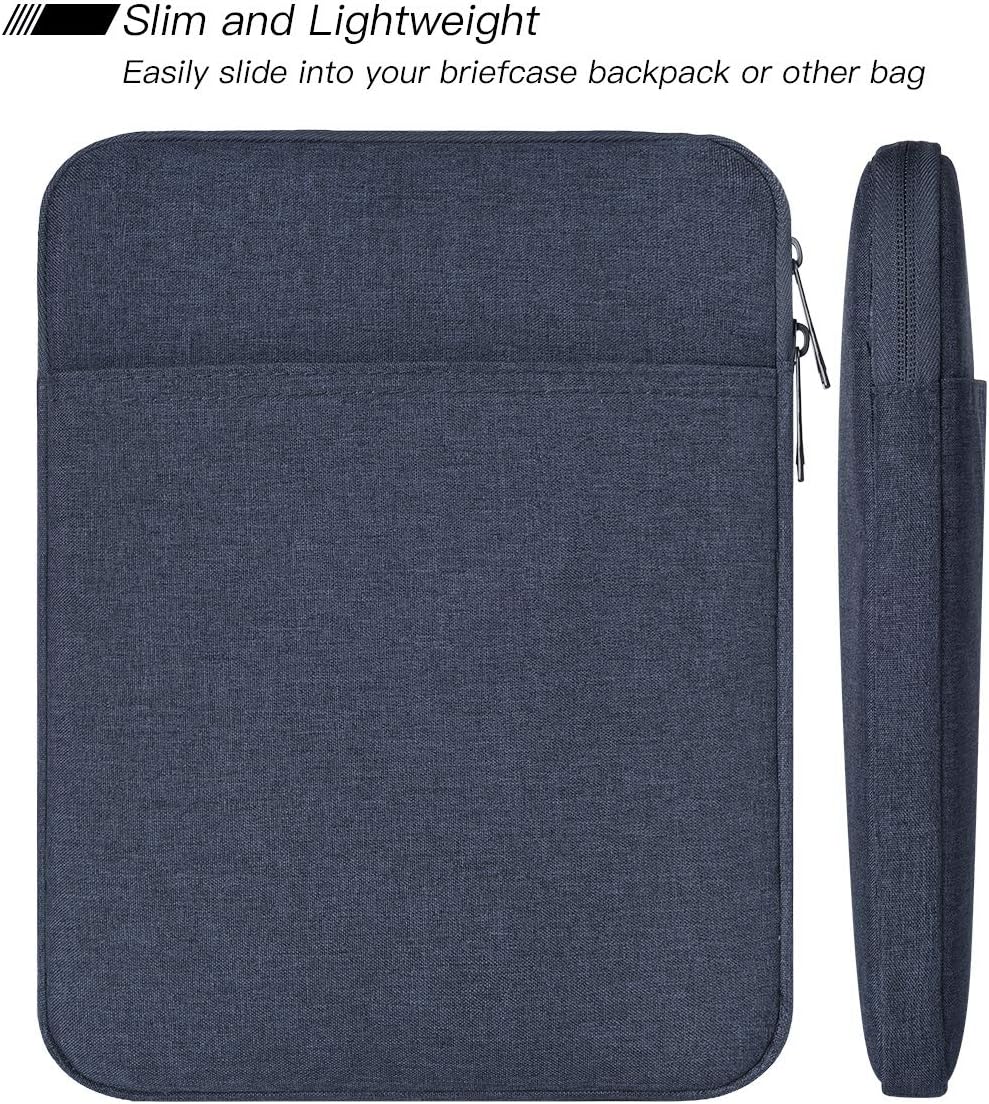 Tablet Sleeve for 2026 iPad A16, 11 inch iPad Air M4 M3 M2, Pro M5, Amazon Fire Max 11 Tablet/Kindle Fire HD 10/10 Plus, Galaxy Tab A9+ Plus Bag, Black
