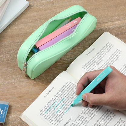 Mr. Pen- Silicone Pencil Case, Aesthetic Pencil Bag for Women, Makeup Pouch, Multifunctional Pouch for Stationery, Cosmetics and Electrical Goods Storage