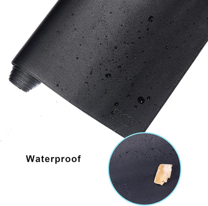 Cacoy 36" x 20" Leather Desk Mat for Home Office, Extra Large PU Leather Desk Pad Blotters, Waterproof Computer Keyboard Mat, Extended Gaming Mouse Pad, Desk Protector for Desktop and PC Laptop, Black