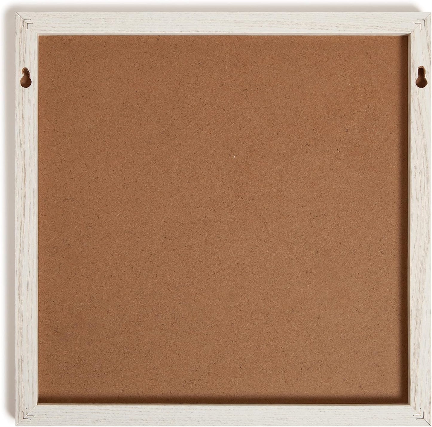 U Brands Rustic Weekly Dry Erase Board with White Wooden Frame, Office Supplies, 14” x 14”