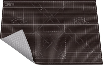 Self Healing Cutting Mat A3 12"x18" – Double Sided 5-Ply Craft Mat for Sewing, Quilting, Fabric, Scrapbooking – Pink/Purple