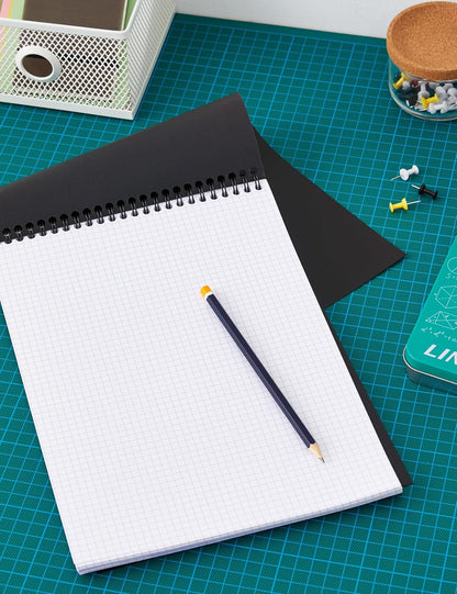 Rhodia #16 Wirebound Notepad 5.8" x 8.3" Dot Pad, Orange Cover