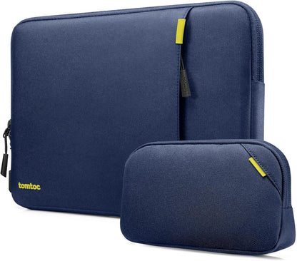 tomtoc 360 Protective Laptop Sleeve Set for 14-inch MacBook Pro M5 Pro/Max (2026) A3426 A3427 A3434 M4/M3/M2/M1 A3112 A3401 A3185, Water-Resistant Lapop Case Bag with Accessory Pouch for Dell XPS 14