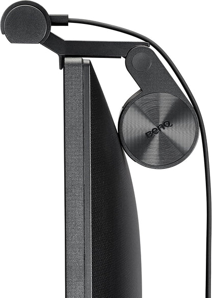 BenQ ScreenBar LED Monitor Light Bar - Auto-dimming, Adjustable Brightness and Color Temperature, No Screen Glare, Space-Saving, Eye-Care USB Monitor Lamp, Black