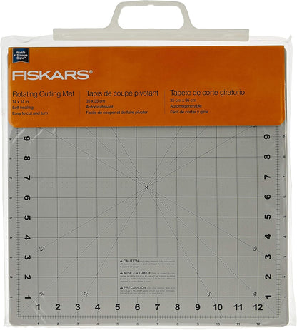 Fiskars 18" x 24" Folding Cutting Mat for Travel and Storage - Fabric and Sewing Craft Projects - Self-Healing Mat - Gray