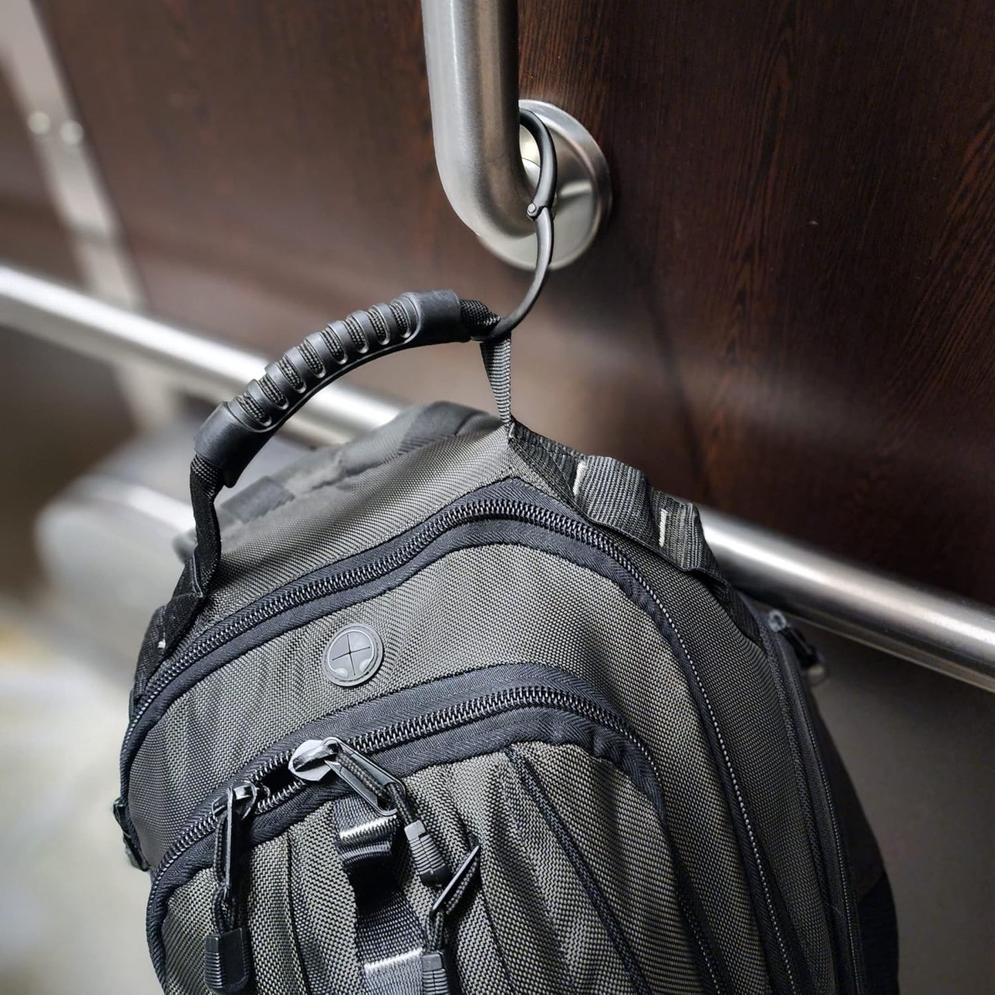 Clipa Bag Hanger - The Ring that Opens Into a Hook, Closes Automatically | Hangs Almost Anywhere in Just 1/2" of Space | Holds 33 lbs | 9 Styles | 3 yr Warranty