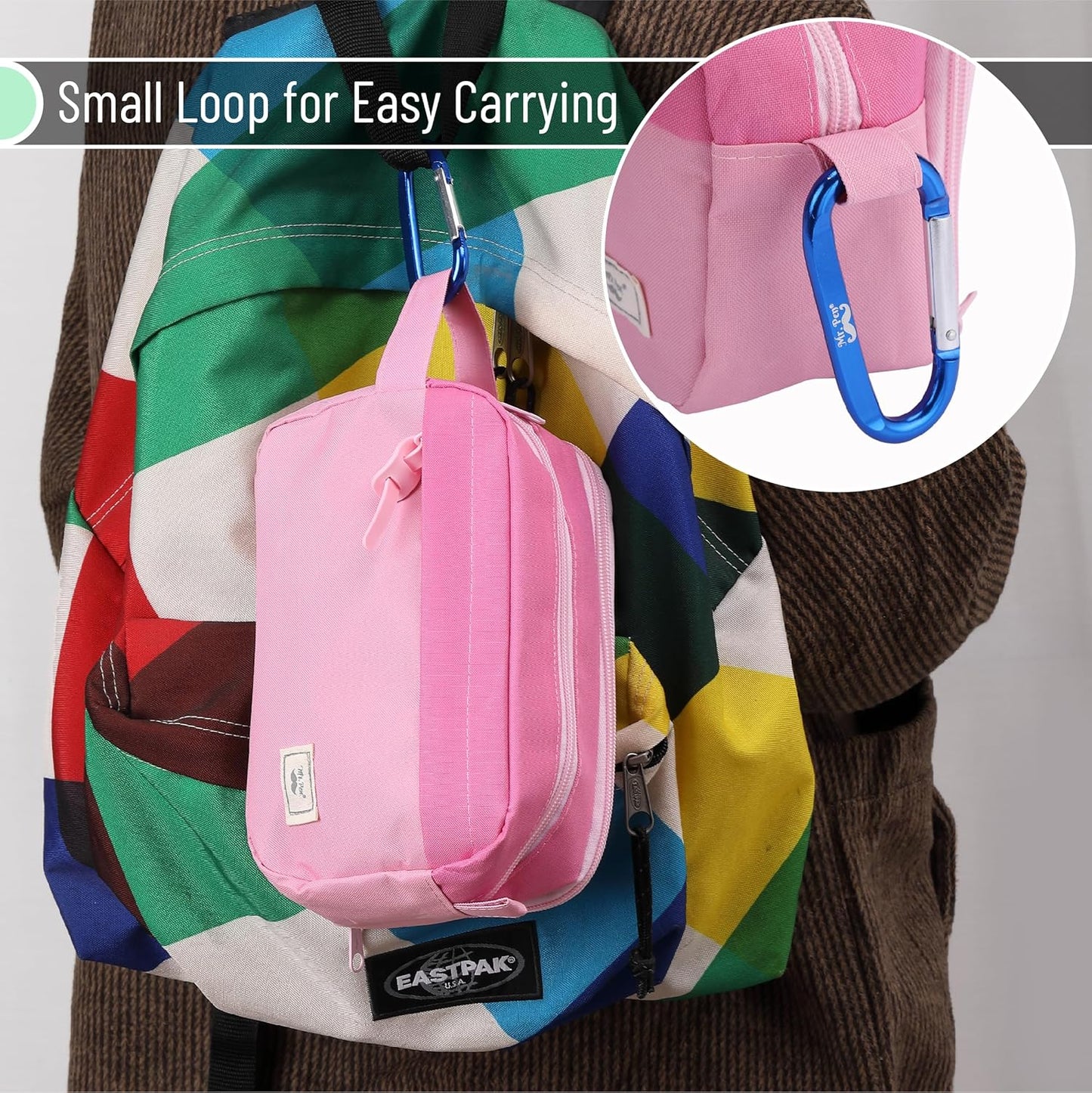 Mr. Pen- High Capacity Pencil Case, Large Pencil Pouch with 3 Compartments and 2 Pockets, Large Pencil Bag with Smooth Zipper, Cute Pencil Case Pouch Organizer, School Supplies for Teens