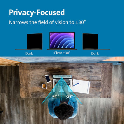 Kensington MagPro™ Magnetic Laptop Privacy Screen 14 inch, Removable 16:9 Laptop Privacy Filter, Anti-Glare, Blue Ray Reduction, Dell Latitude 5420, HP Elitebook 840 G6-G8, Lenovo, Asus (K58352WW)