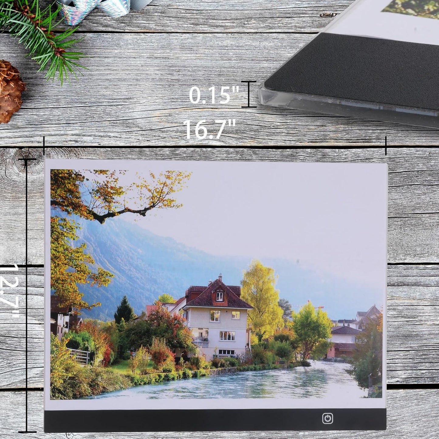 Mini A5 LED Light Box for Drawing and Tracing,A5 Diamond Art Painting Light Board,LED Copy Board Tracing Box,Light Pad