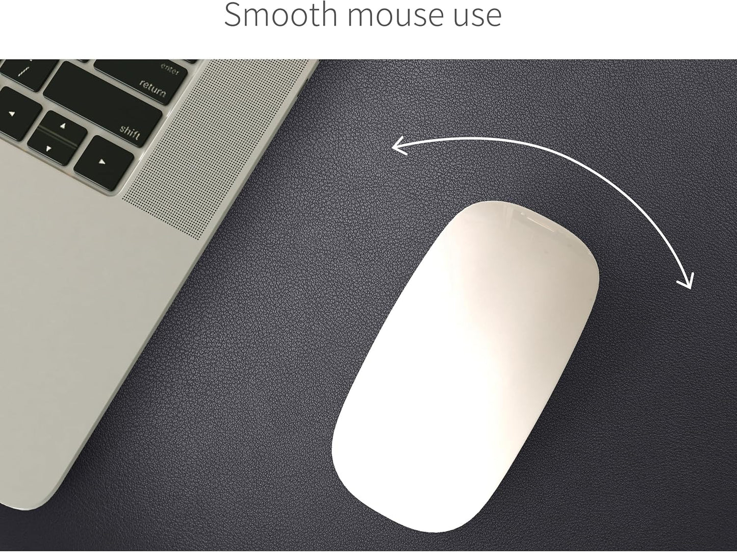 RENMTURE Desk Pad, Cork & PU Leather Desk Mat, Large Mouse pad, Non-Slip Desk Protector and Blotter, Waterproof Writing Pad, Desk Accessories and Organizers for Home Office (Light Yellow, 32"x16")
