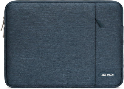 MOSISO Laptop Case 15 inch, 15 inch Laptop Sleeve Compatible with MacBook Air M5 A3448 M4 A3241 M3 A3114 M2 A2941 2026-2023, Dell XPS, Polyester Vertical Computer Sleeve Bag with Pocket, Black - Colors B