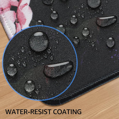 KTRIO Large Gaming Mouse Pad Desk Mat, Superior Micro-Weave Cloth for Precise Mouse Control, Non-Slip Rubber Base, Stitched Edges, Water-Resistant, for Gamer, Office & Home, 31.5" x 11.8" inches