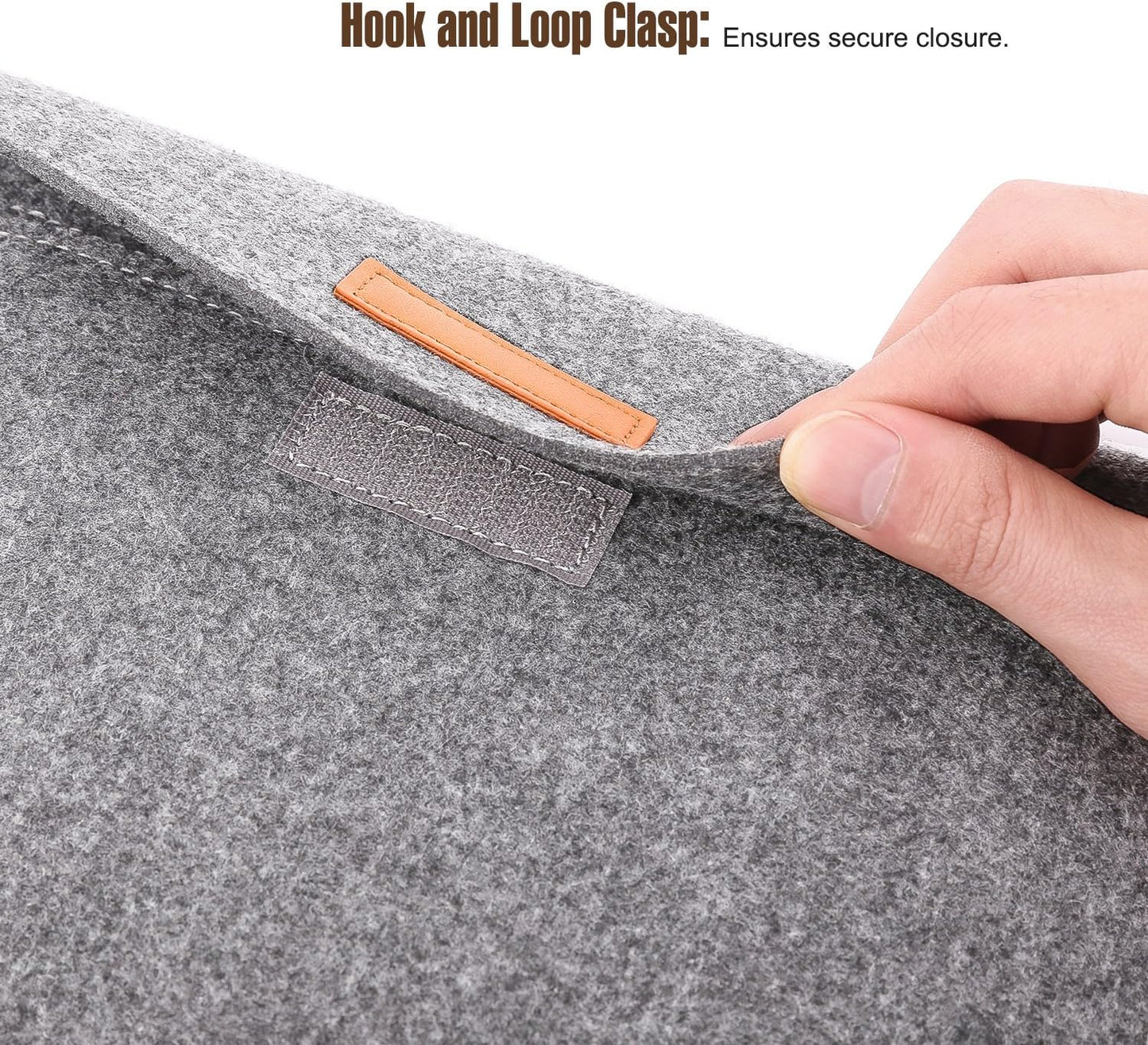 MoKo 9-11 Inch Felt Tablet Sleeve Bag Carrying Case Fits with New 11-inch iPad Air M2, New 11-inch iPad Pro M4, iPad 10th Gen 10.9, iPad 9/8/7th 10.2, iPad Air 5/4th 10.9, iPad 9.7 - Dark Gray