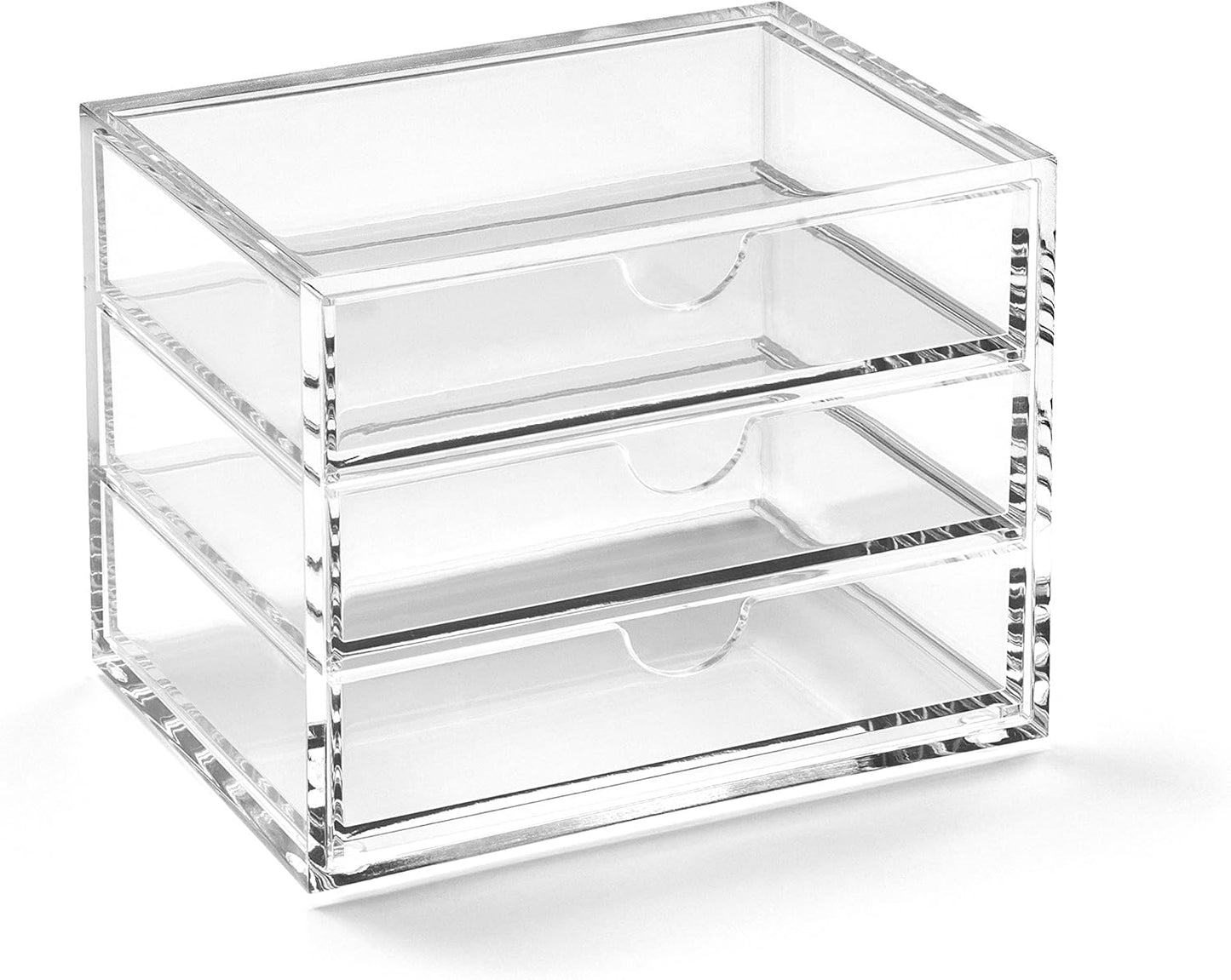 Osco X-Small Clear Acrylic Triple Drawer, (X-Small), A3274
