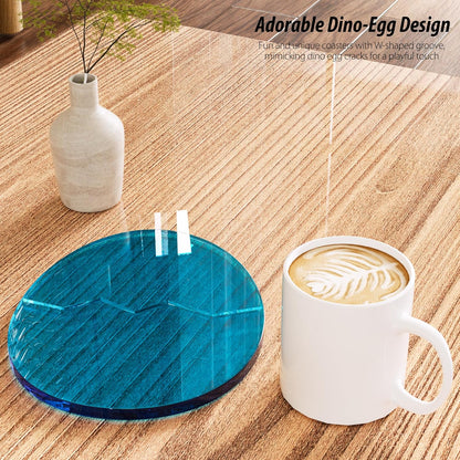 Acrylic Coaster Decorative Plates, Irregular Bar Drink Coaster, Clear Cloud Shape Coffee Cup Coaster, Perfect for Tabletop Protection and Accessories Display.(Gold)