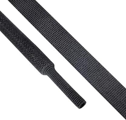 Braided Sleeving Heat Shrinkable Fabric 2:1 Ratio- Abrasion Protection Flexibility Wiring Harness Cable Sheath (3/8" ID, 16ft) - Colors B