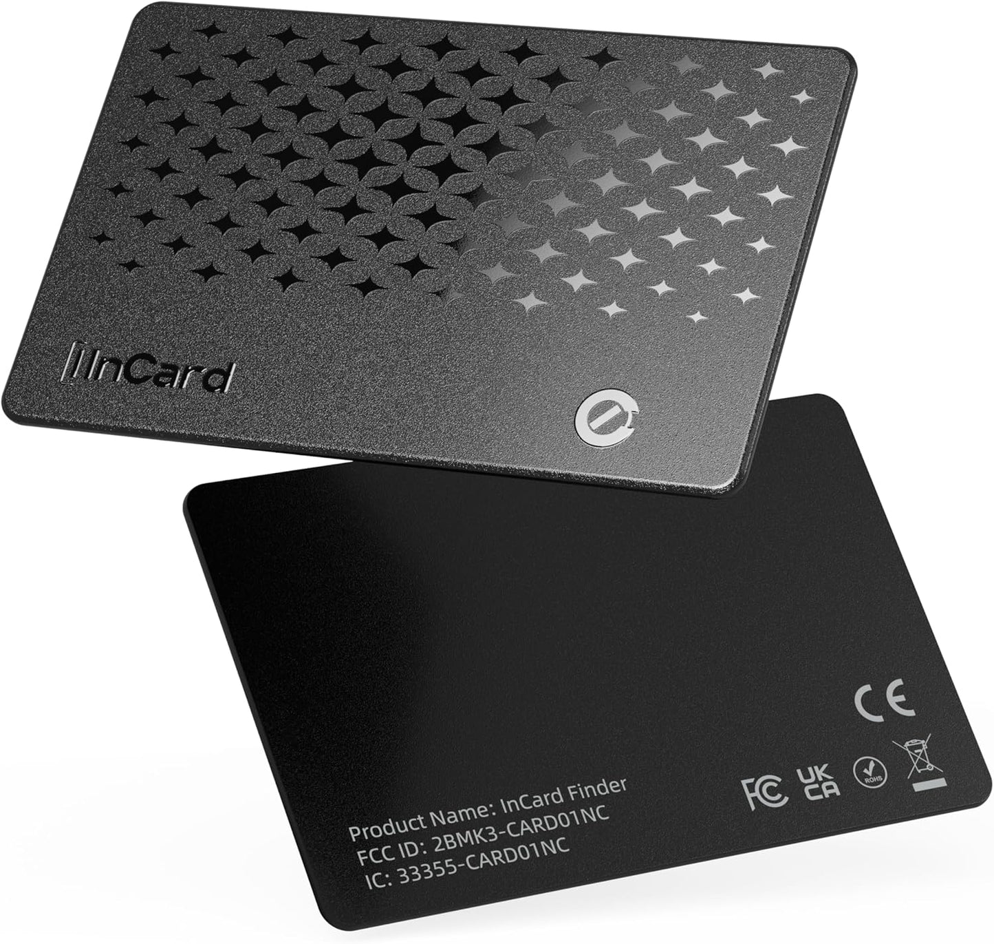 Wallet Tracker Card 0.06in Slim Tracking Card,10 Years Battery Bluetooth Smart Card,Android & iOS Wallet Tracker,Work with Apple Find My & Google Find Hub,IP68 GPS Tracker for Vehicles,Wallet,Keys