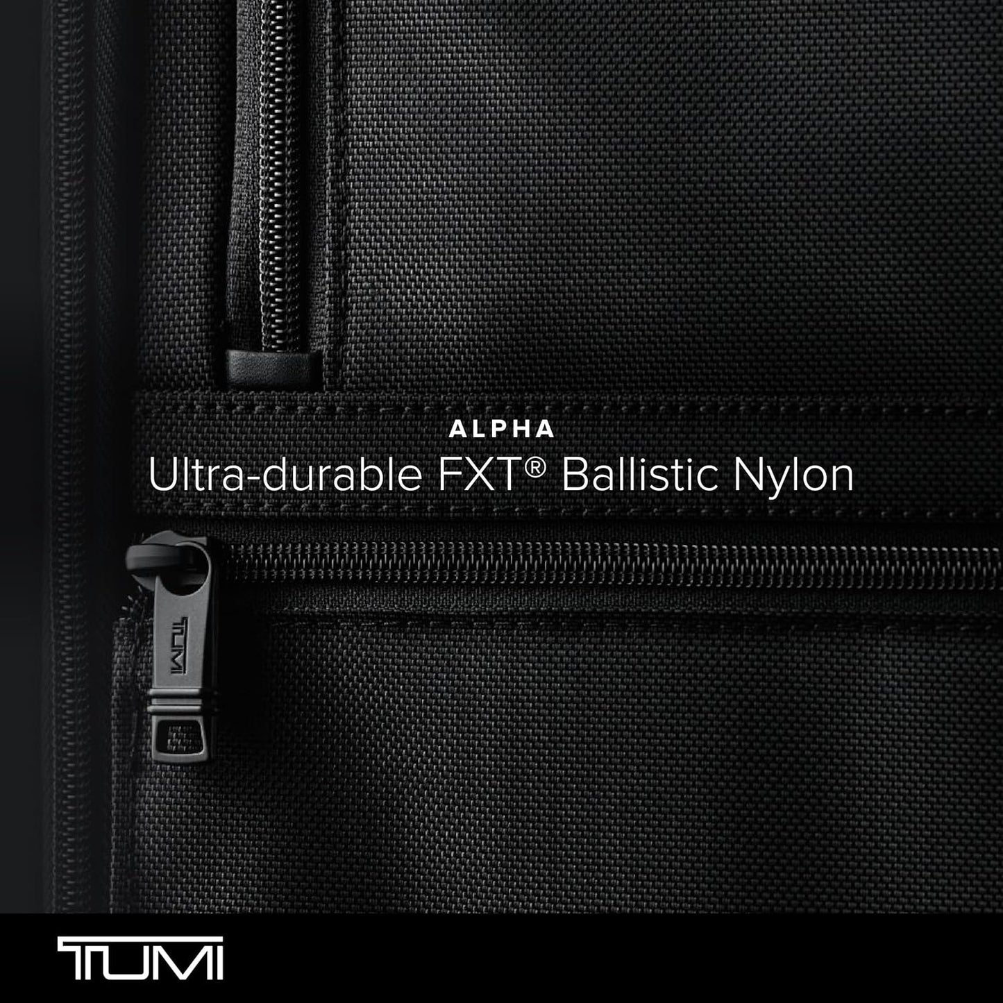 TUMI - Alpha Electronic Cord Pouch - Slim Zip Entry Travel Tech and Cable, Charger and Small Accessory Organizer - Black
