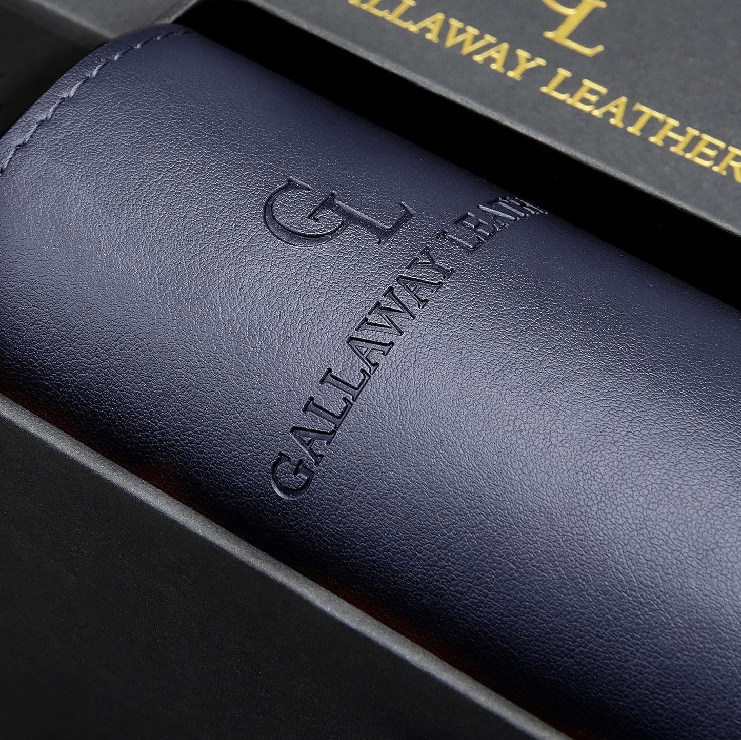 Gallaway Leather Desk Mat, Office Writing Desk Pad, Large 36" x 17" Dark Brown, for Top of Desks, Gift Ready Elegant Computer Desk Cover Protector PU Leather