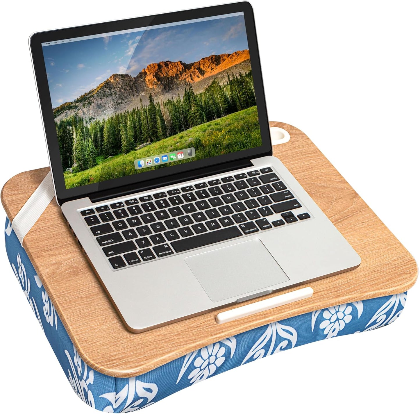 LAPGEAR Designer Lap Desk with Phone Holder and Device Ledge - Arrow Stripes - Fits up to 15.6 Inch Laptops - Style No. 45411