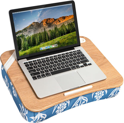 LAPGEAR Designer Lap Desk with Phone Holder and Device Ledge - Arrow Stripes - Fits up to 15.6 Inch Laptops - Style No. 45411