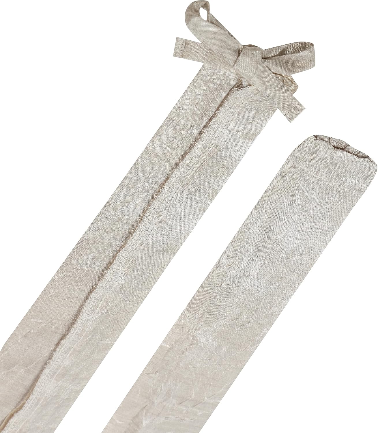 Aspen Creative 15013-21A, 6' Wheat Faux Silk Fabric Cord & Chain Cover, Easy to Install for Lighting Fixture, Cable Management, Lamp Wire Cover