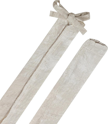 Aspen Creative 15013-21A, 6' Wheat Faux Silk Fabric Cord & Chain Cover, Easy to Install for Lighting Fixture, Cable Management, Lamp Wire Cover