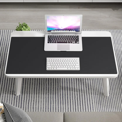 Cacoy 36" x 20" Leather Desk Mat for Home Office, Extra Large PU Leather Desk Pad Blotters, Waterproof Computer Keyboard Mat, Extended Gaming Mouse Pad, Desk Protector for Desktop and PC Laptop, Black
