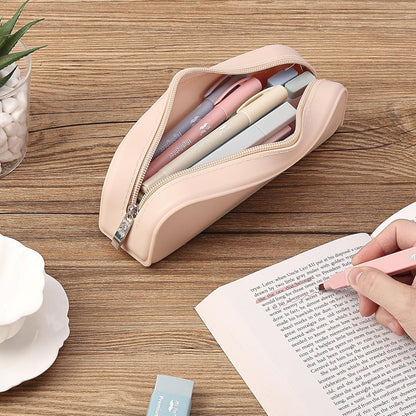 Mr. Pen- Silicone Pencil Case, Aesthetic Pencil Bag for Women, Makeup Pouch, Multifunctional Pouch for Stationery, Cosmetics and Electrical Goods Storage