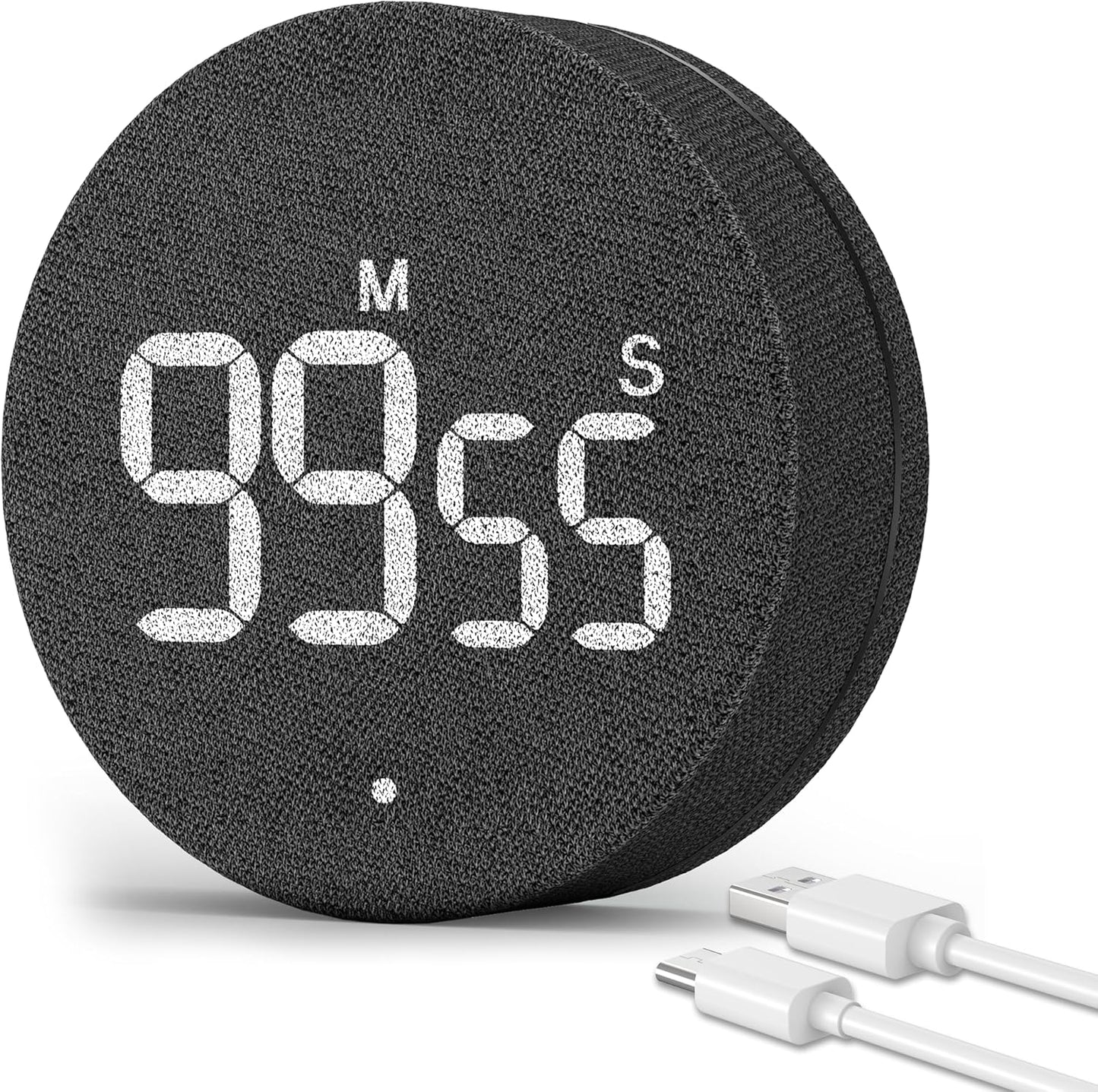 AVINIA Digital Kitchen Timers, Visual timers Large LED Display Magnetic Countdown Countup Timer for Classroom Cooking Fitness Baking Studying Teaching, Easy for Kids and Seniors White
