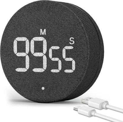 AVINIA Digital Kitchen Timers, Visual timers Large LED Display Magnetic Countdown Countup Timer for Classroom Cooking Fitness Baking Studying Teaching, Easy for Kids and Seniors White