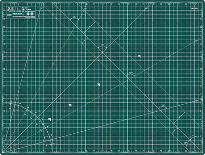 Elan Cutting Mat 36x72 Green, Extra Large Self Healing Cutting Mat 36 x 72 Inch, 5-Ply Craft Board Green, Hobby Board for Sewing and Quilting