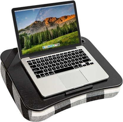 LAPGEAR Designer Lap Desk with Phone Holder and Device Ledge - Arrow Stripes - Fits up to 15.6 Inch Laptops - Style No. 45411