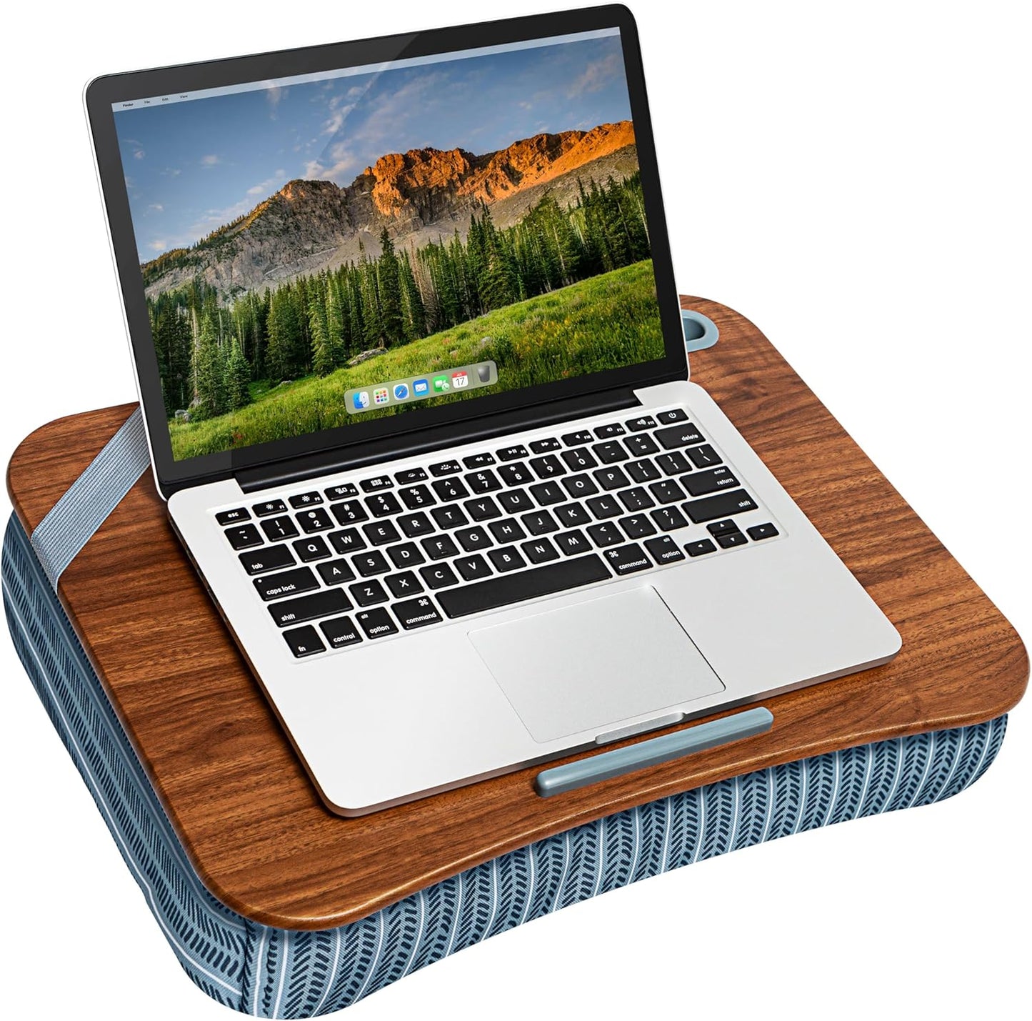 LAPGEAR Designer Lap Desk with Phone Holder and Device Ledge - Arrow Stripes - Fits up to 15.6 Inch Laptops - Style No. 45411