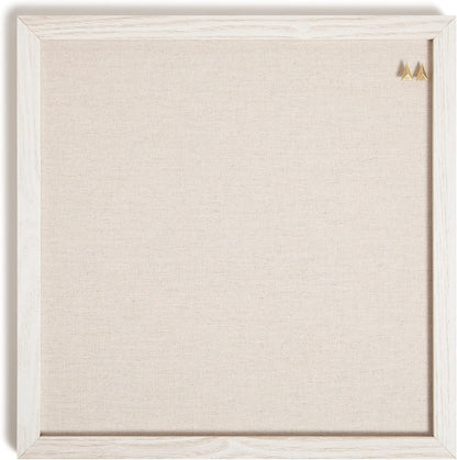 U Brands Rustic Weekly Dry Erase Board with White Wooden Frame, Office Supplies, 14” x 14”