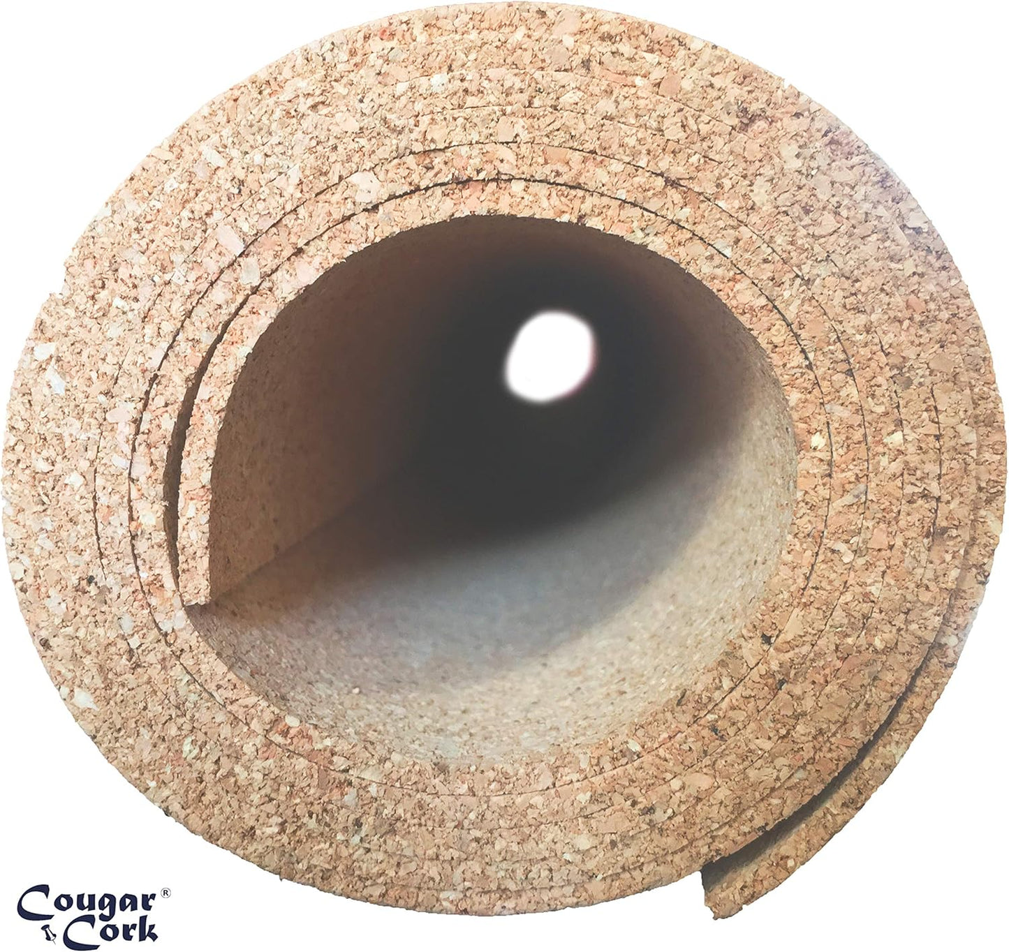 Cougar Cork Roll 24" x 48" - 1/8" Thick - Premium 100% Natural Cork Board Roll for DIY Projects