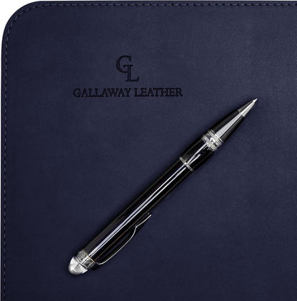 Gallaway Leather Desk Mat, Office Writing Desk Pad, Large 36" x 17" Dark Brown, for Top of Desks, Gift Ready Elegant Computer Desk Cover Protector PU Leather