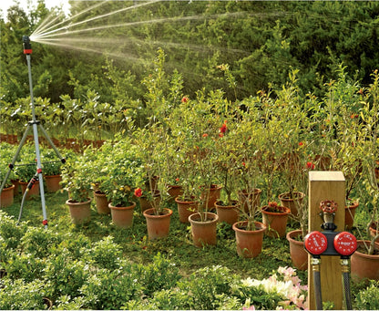 Eden Mechanical Watering Hose Timer for Lawn and Garden, 1-Zone Sprinkler Timer