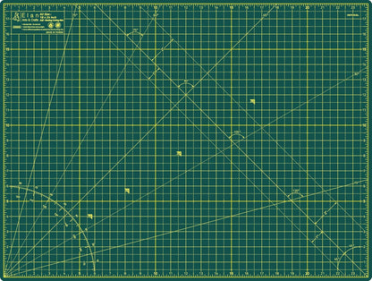 Elan Cutting Mat 36x72 Green, Extra Large Self Healing Cutting Mat 36 x 72 Inch, 5-Ply Craft Board Green, Hobby Board for Sewing and Quilting