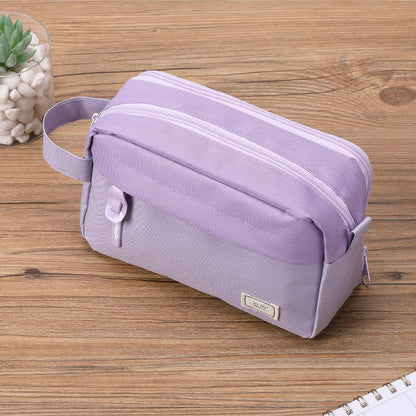 Mr. Pen- High Capacity Pencil Case, Large Pencil Pouch with 3 Compartments and 2 Pockets, Large Pencil Bag with Smooth Zipper, Cute Pencil Case Pouch Organizer, School Supplies for Teens