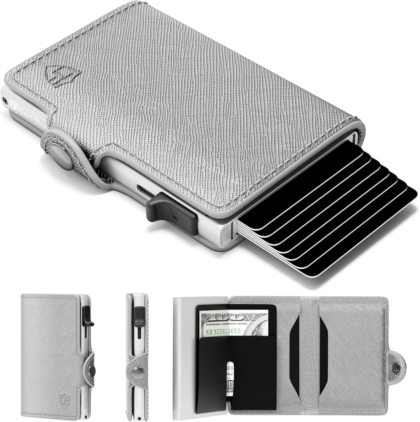 Conceal Plus Wallet Finder Slim Tracker, 5-Year Battery Life - Never Needs Charging, Track Wallet, Backpack, Luggage and More, Works with Apple Find My iOS Only (Android Not Supported)