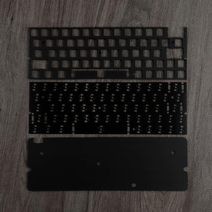 YMDK Keyboard Sound Dampening Foam 61 64 Layout 3-Piece Set Poron Silencer Pad Gasket Switches Dampener for Mechanical Keyboard